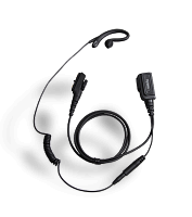 EHN16 Гарнитура однопроводная с PTT и встроенным микрофоном на прищепке, наушник для длительного использования для PD705/ PD785, цвет чёрный
